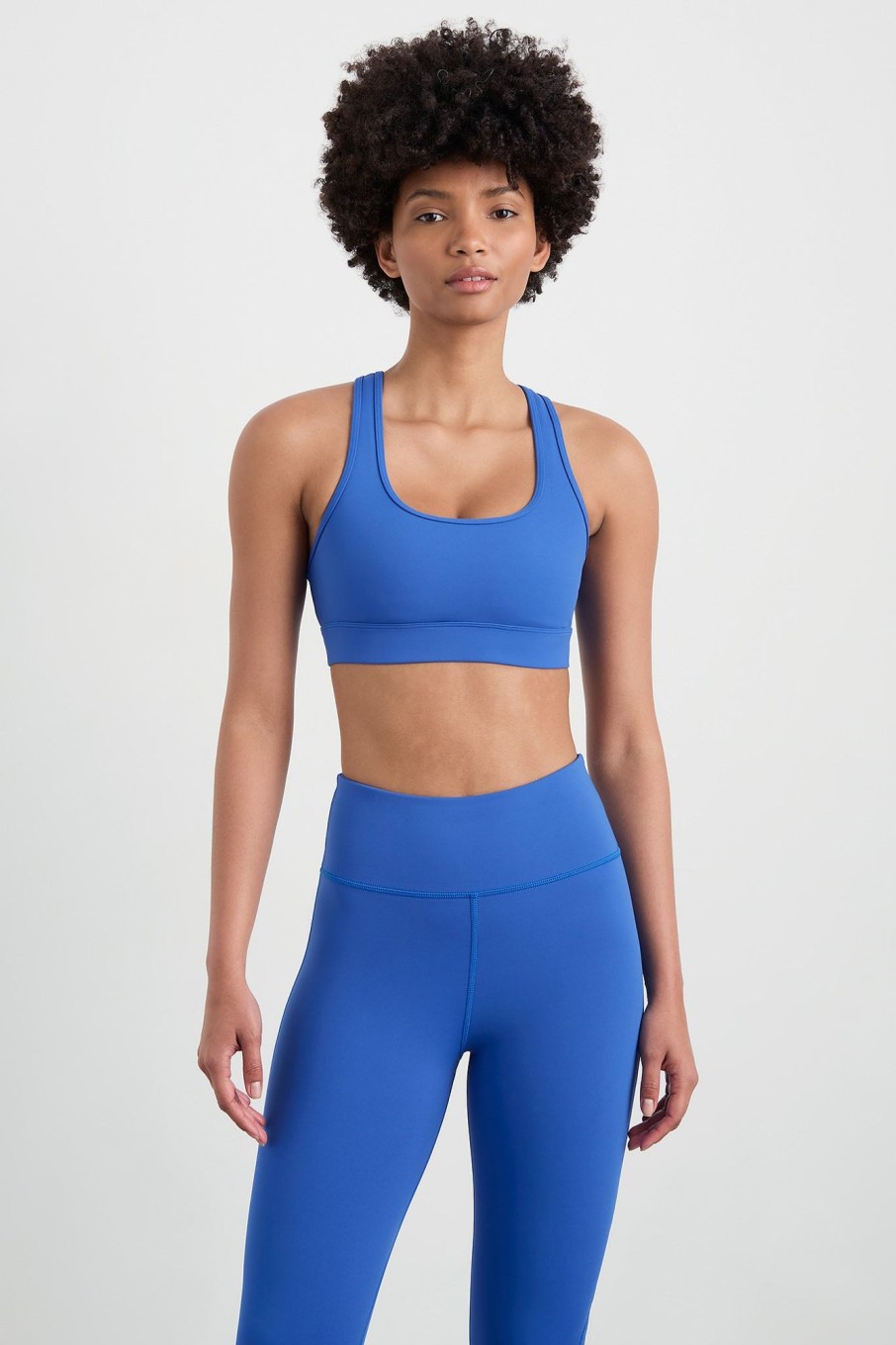 Tops Aje ATHLETICA | Racer Back Sports Bra 013 Cobalt Blue