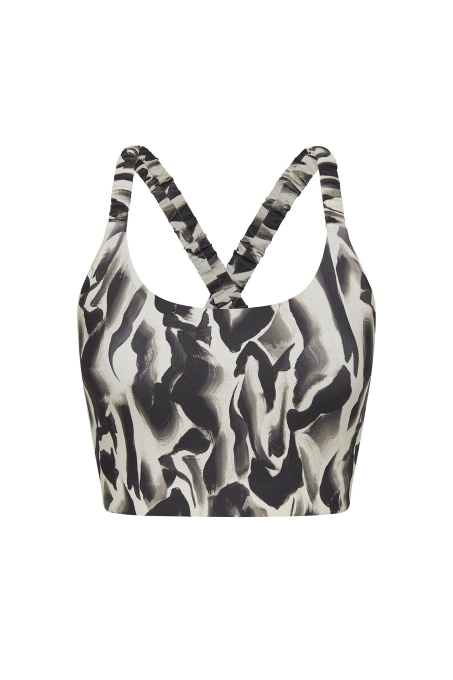 Tops Aje ATHLETICA | Cross Back Sports Bra 314 Sage Marble