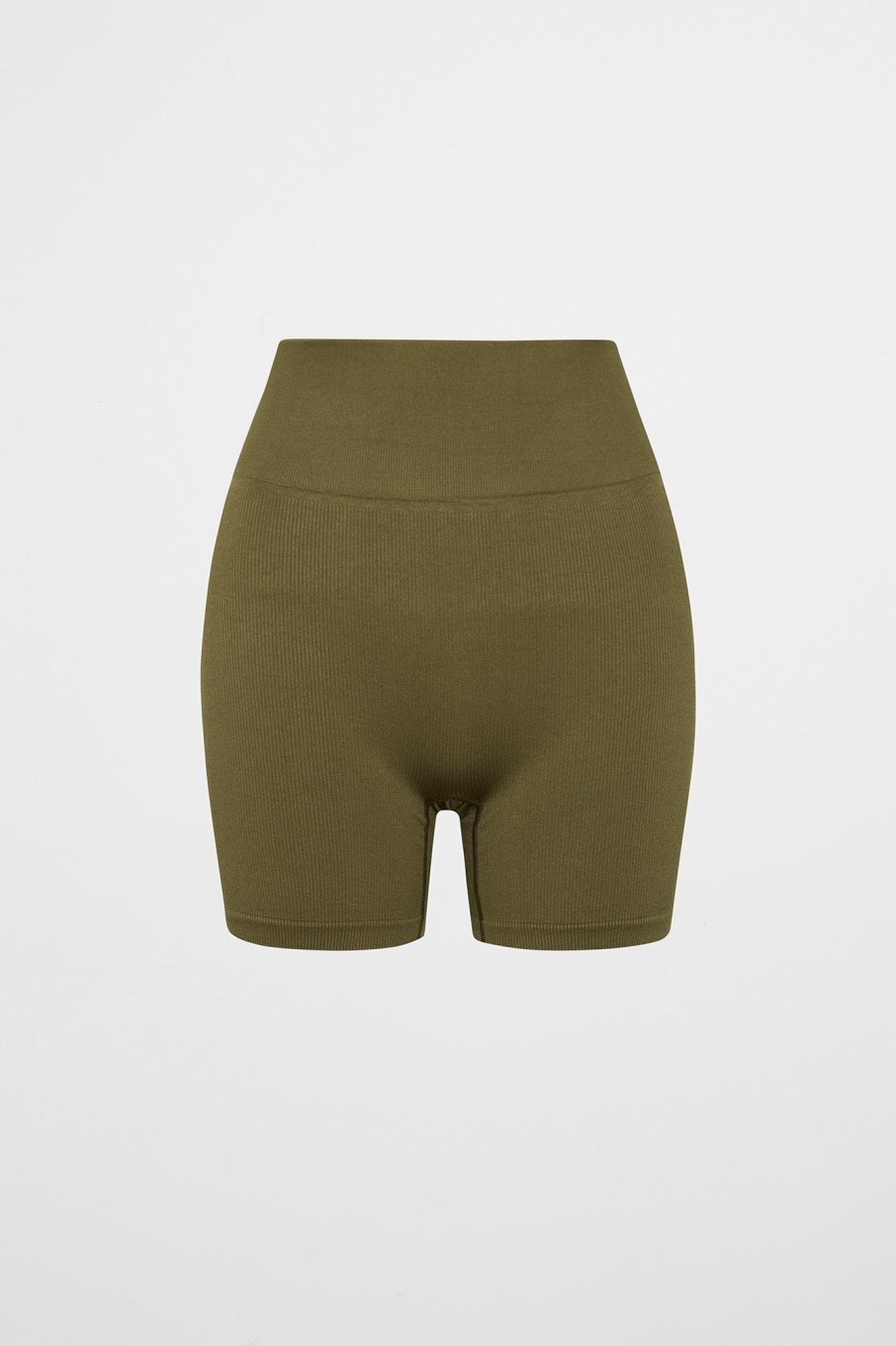 Bottoms Aje ATHLETICA | Seamless Rib Short 624 Deep Khaki