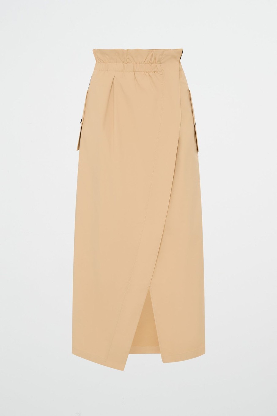 Bottoms Aje ATHLETICA | Wrap Contrast Skirt 615 Natural Tan / Black