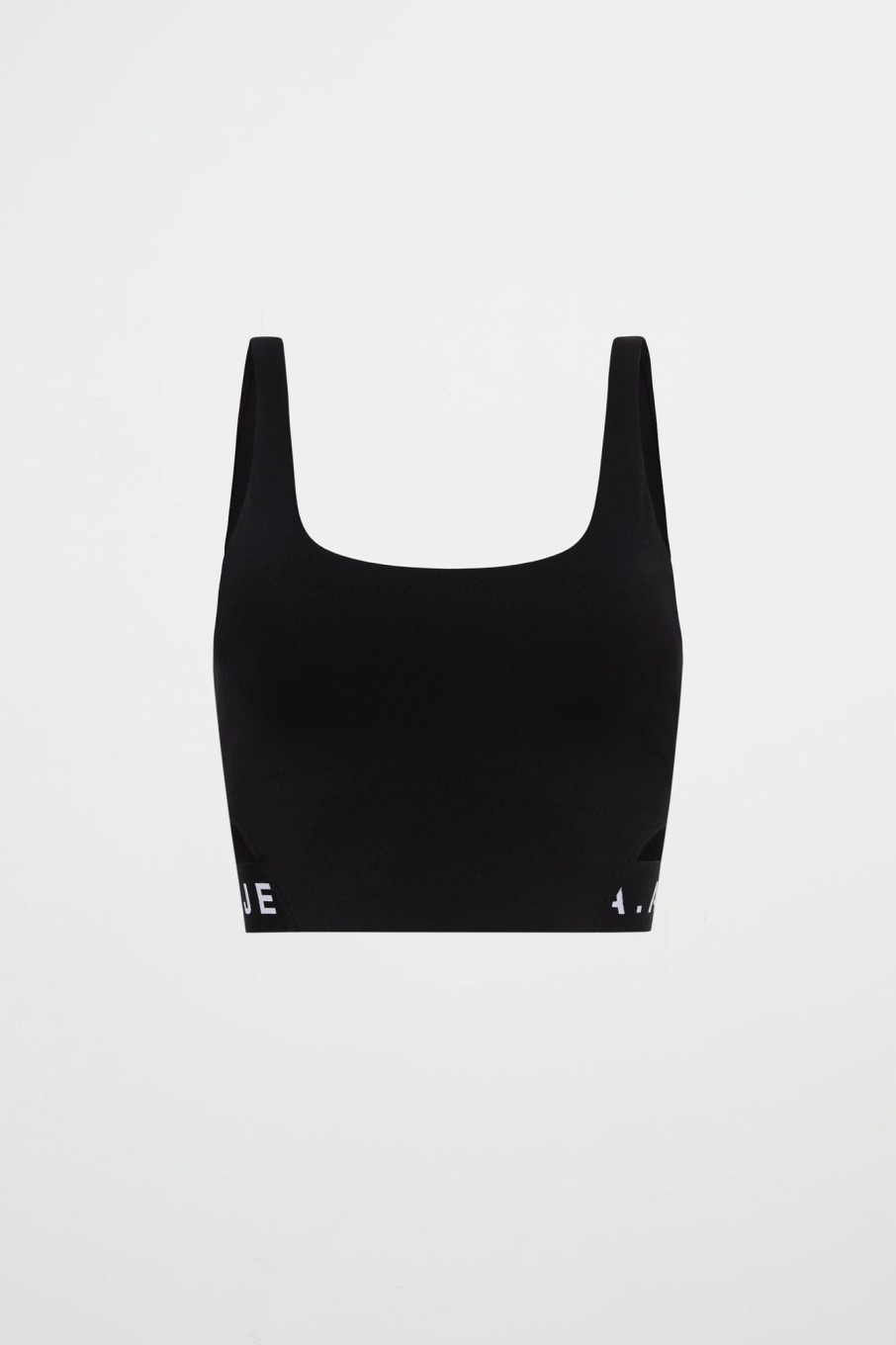 Tops Aje ATHLETICA | Cut Out Elastic Sports Bra 337 Black/White