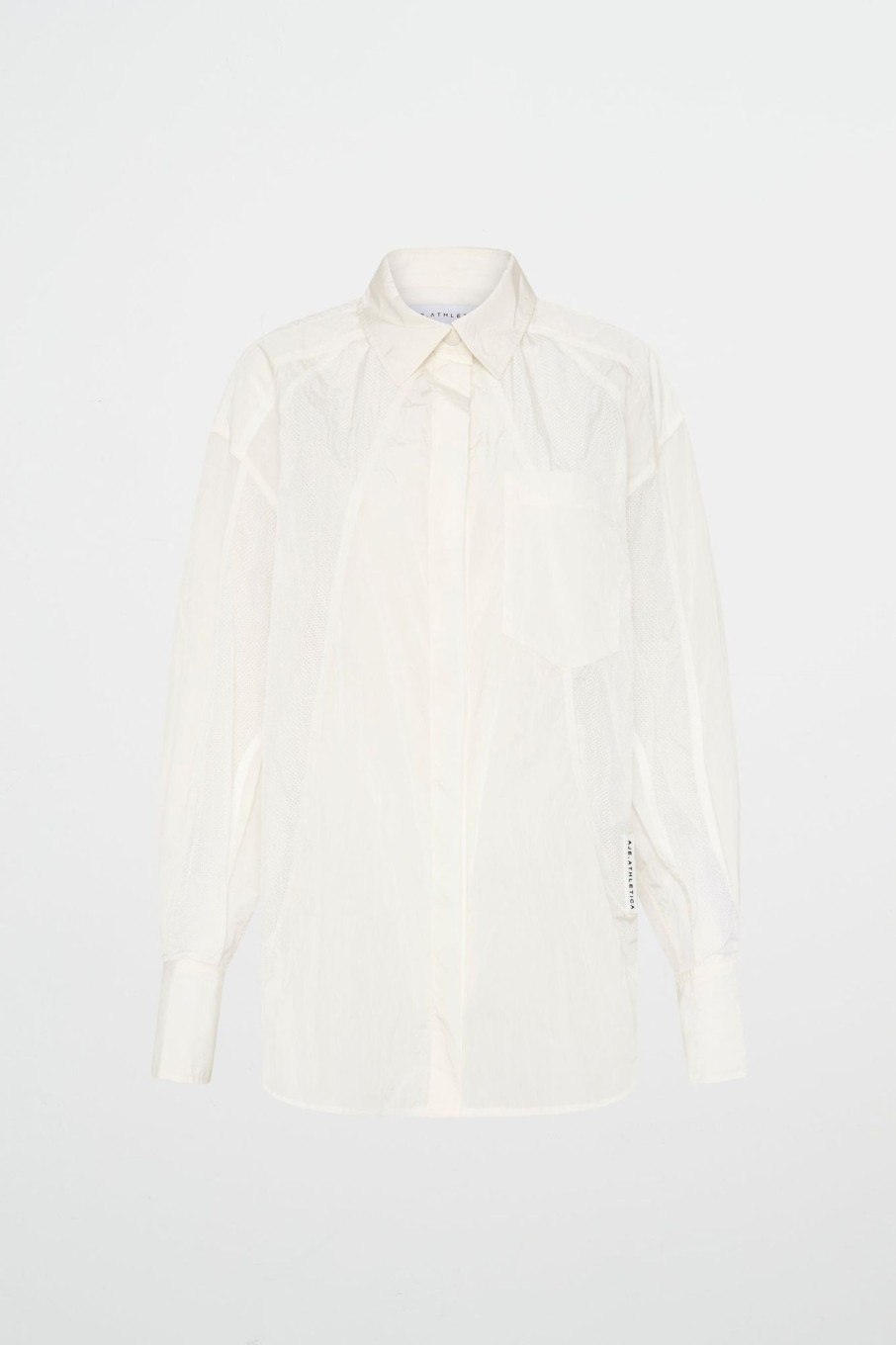 Tops Aje ATHLETICA | Perforated Spray Shirt 406 White