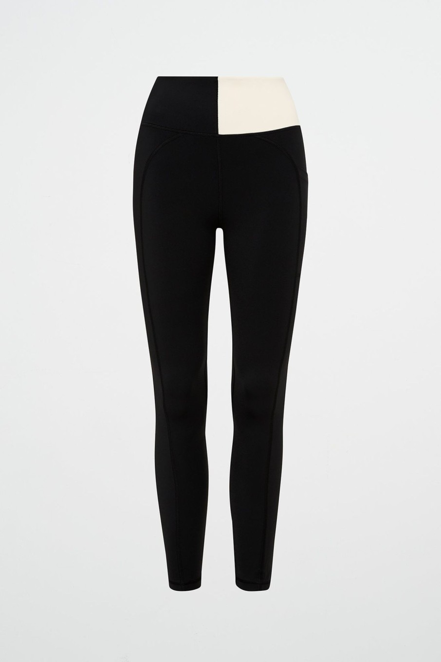 Bottoms Aje ATHLETICA | Spliced Legging 237 Black Limestone Beige