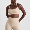 Tops Aje ATHLETICA | Ribbed Sports Bra 376 Latte Beige