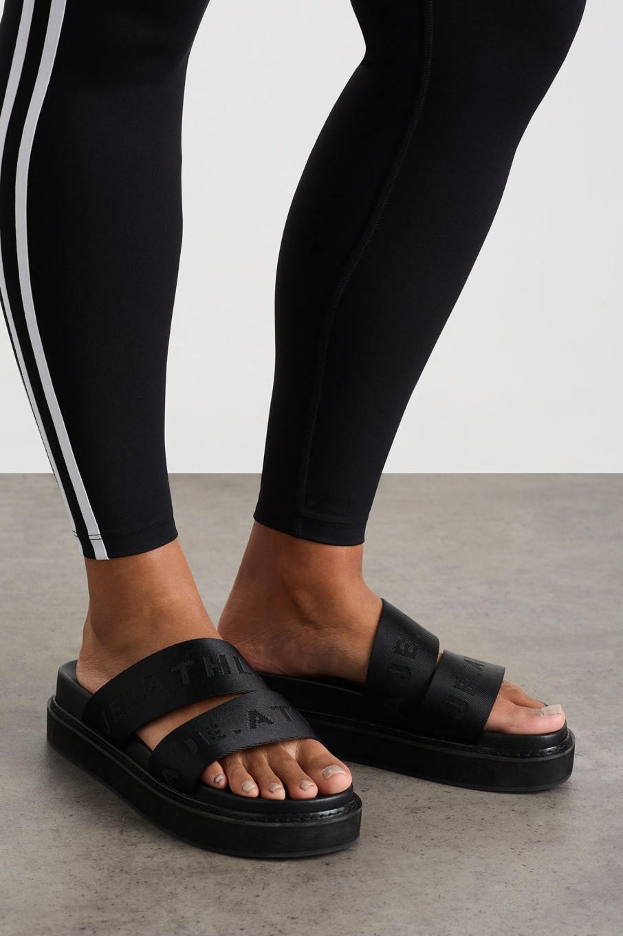 Accessories Aje ATHLETICA | Logotape Platform Slide 916 Black