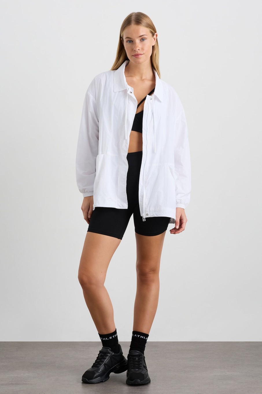 Outerwear Aje ATHLETICA | Crinkle Spray Jacket 786 White