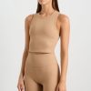 Tops Aje ATHLETICA | Ribbed Active Tank 135 Natural Tan