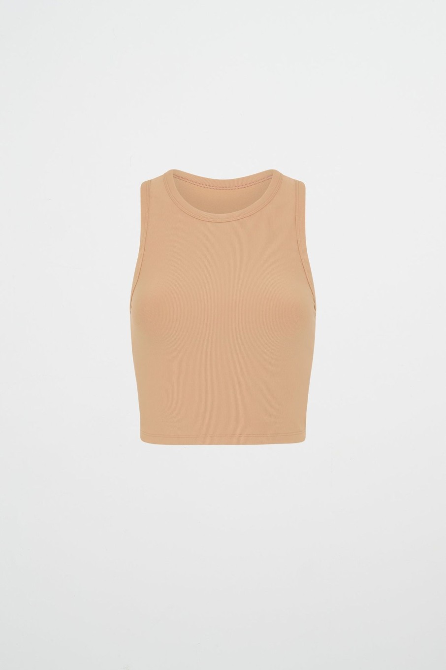 Tops Aje ATHLETICA | Ribbed Active Tank 135 Natural Tan