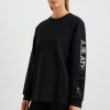 Outerwear Aje ATHLETICA | Light Weight Logo Crew Jumper 127 Black