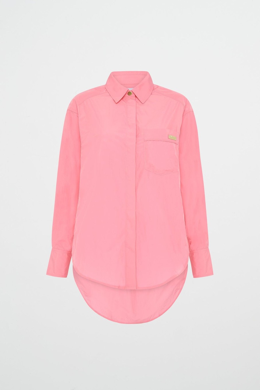 Tops Aje ATHLETICA | Side Split Windbreaker Shirt 406 Deep Blush