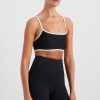 Tops Aje ATHLETICA | Contrast Bind Sports Bra 307 Black/White