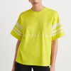 Tops Aje ATHLETICA | Logo Stripe T-Shirt 102 Citrus Yellow/Wht