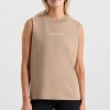 Tops Aje ATHLETICA | Established Logo Long Tank 155 Dune