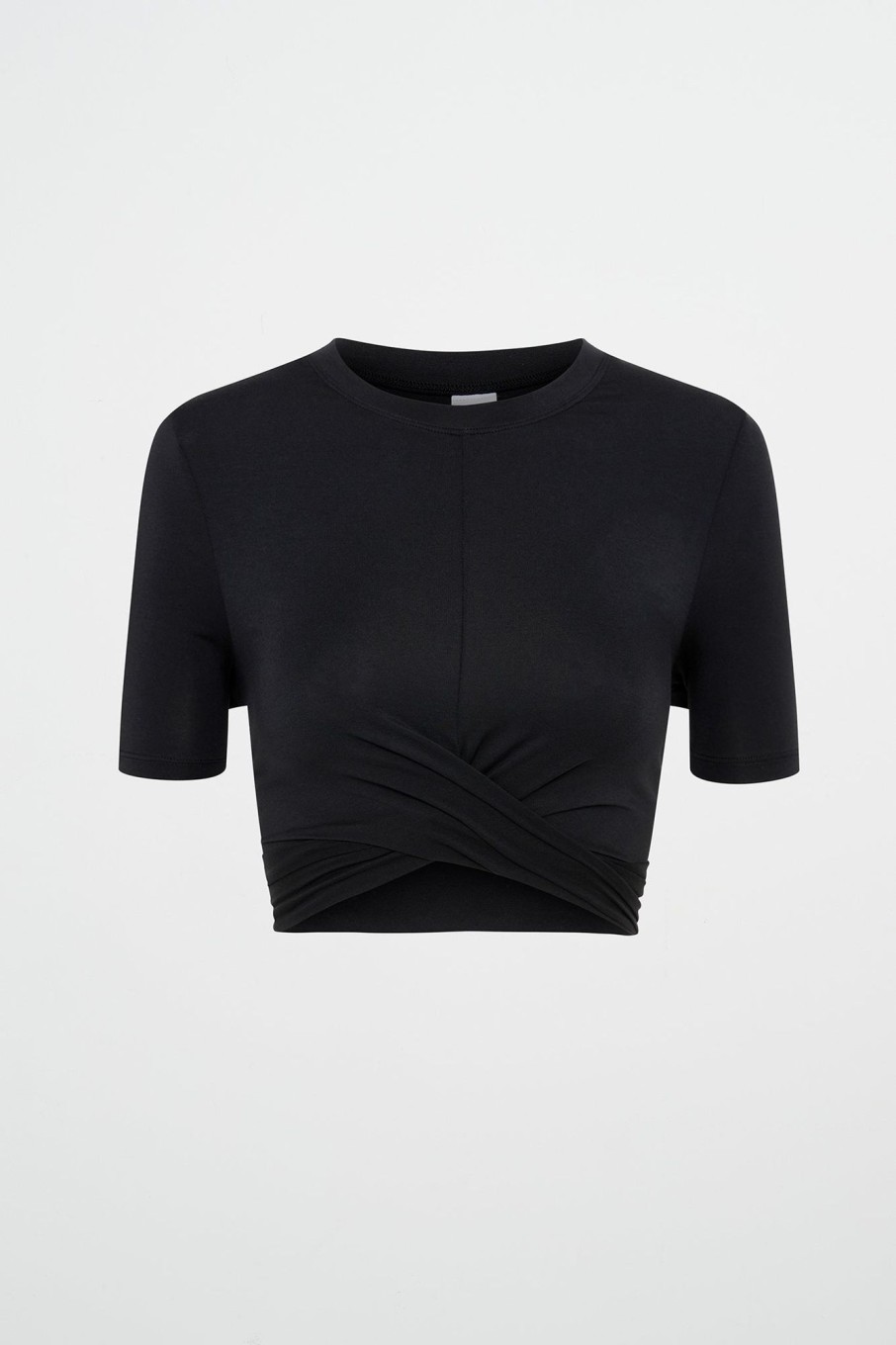 Tops Aje ATHLETICA | Crop Twist Front Tee 130 Black