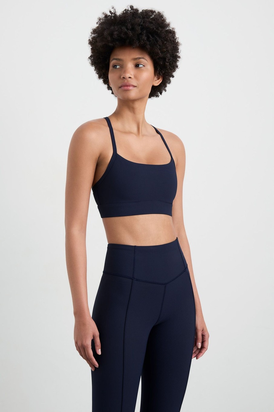 Tops Aje ATHLETICA | Square Neck Sports Bra 307 Galaxy Blue