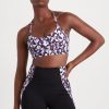 Tops Aje ATHLETICA | Braided Strappy Sports Bra 334 Lavender Painted Freeform