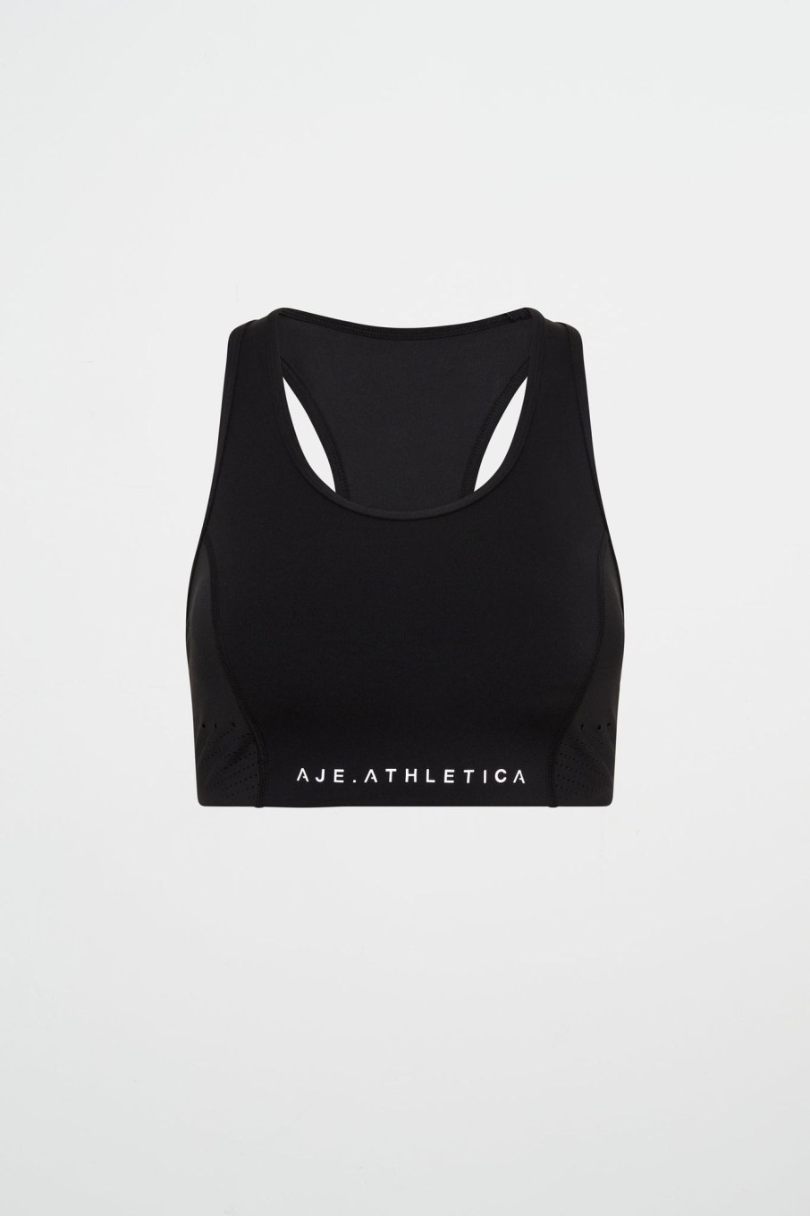 Tops Aje ATHLETICA | Perforated Racer Sports Bra 339 Black/Reflective