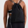 Accessories Aje ATHLETICA | Pleated Drawstring Bag 913 Black