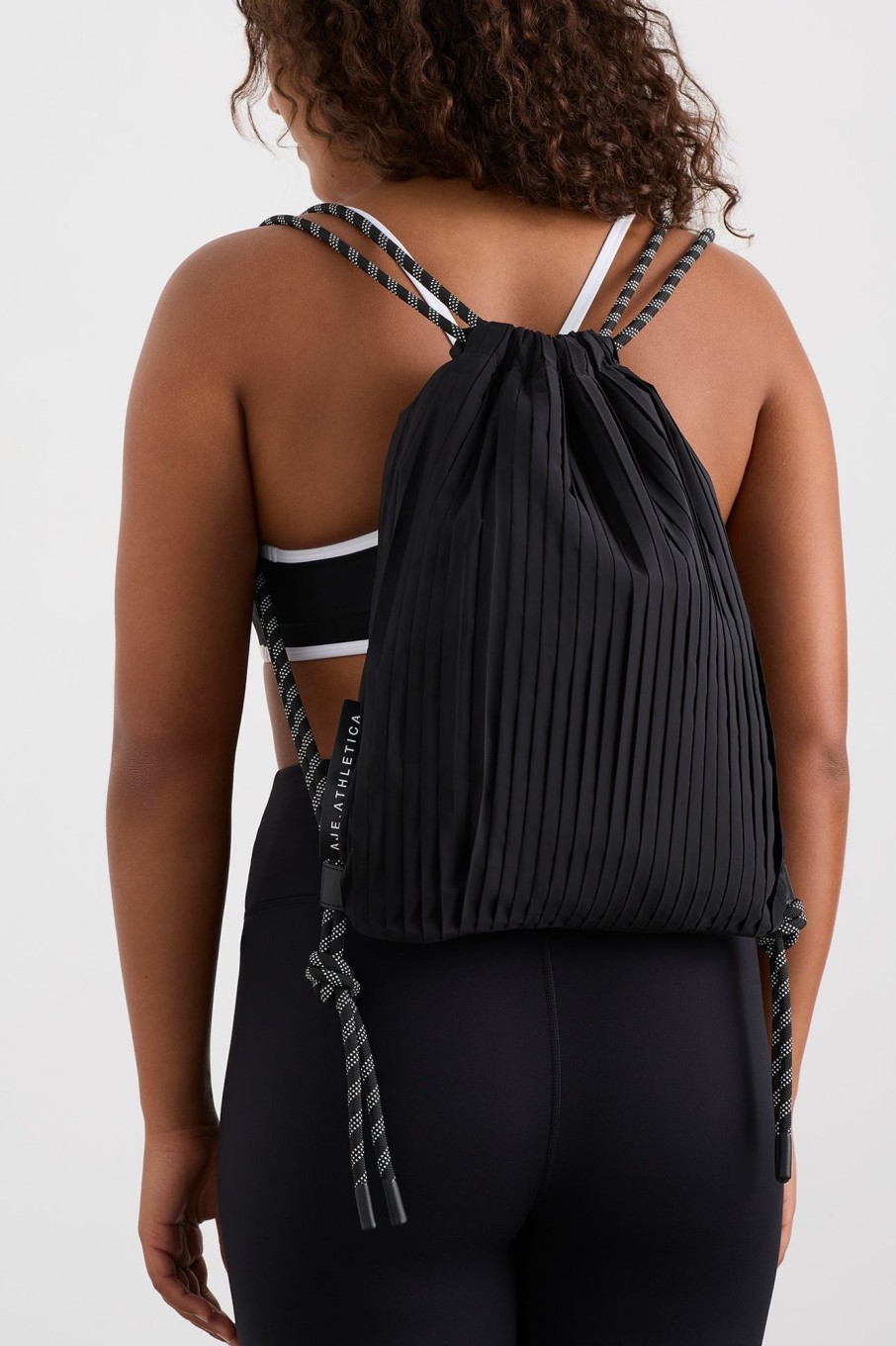 Accessories Aje ATHLETICA | Pleated Drawstring Bag 913 Black