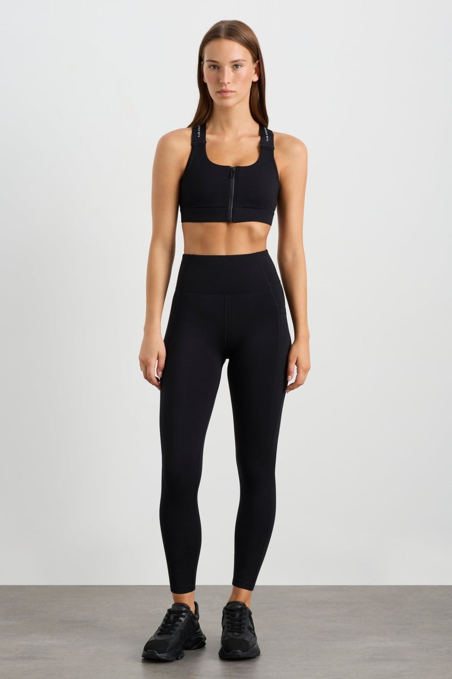 Bottoms Aje ATHLETICA | High Rise Ankle Length Legging 203 Black