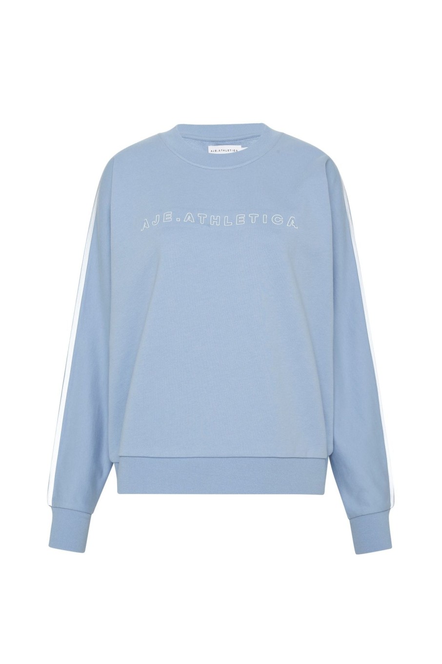 Outerwear Aje ATHLETICA | Signature Logo Crew Jumper 401 Steel Blue