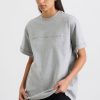 Tops Aje ATHLETICA | Embossed Boyfriend Tee 102 Grey Marle