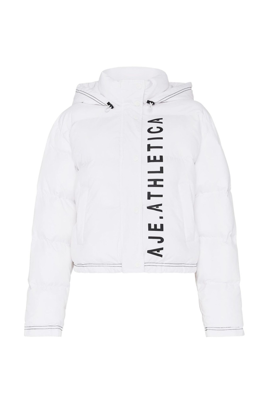 Outerwear Aje ATHLETICA | Cropped Puffer Jacket 001 White