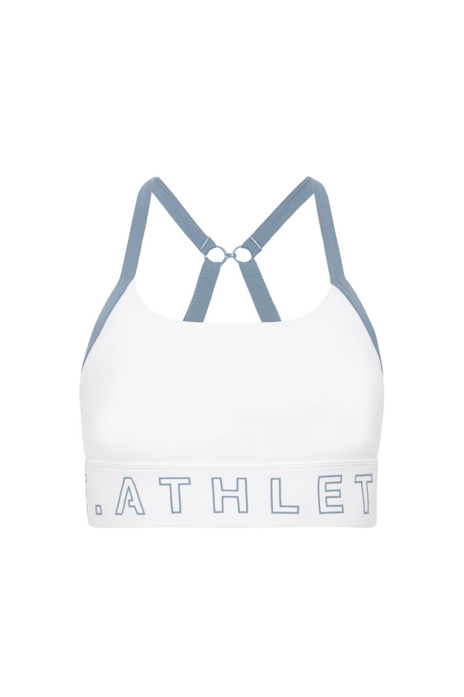 Tops Aje ATHLETICA | Logotape Adjustable Strap Sports Bra 307 White/Storm Blue