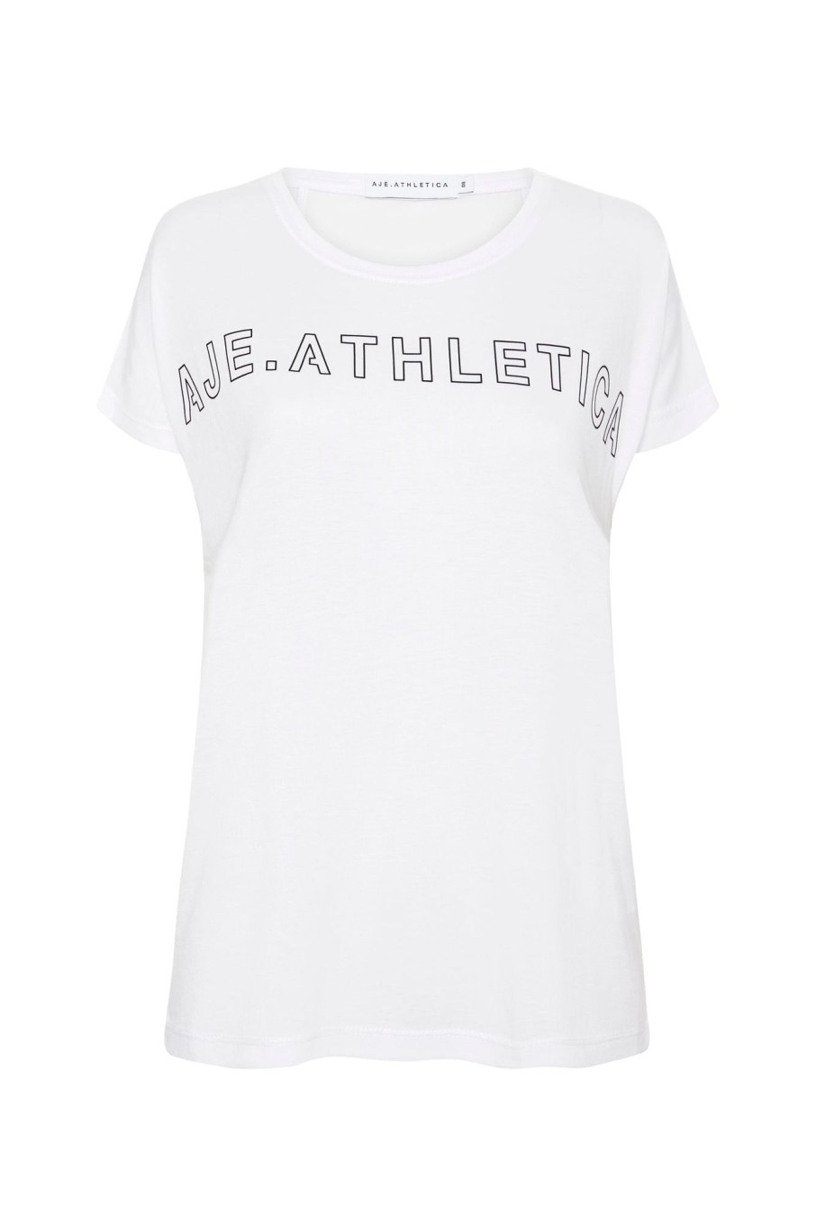 Tops Aje ATHLETICA | Embossed Signature Logo Training T-Shirt 110 White/Black