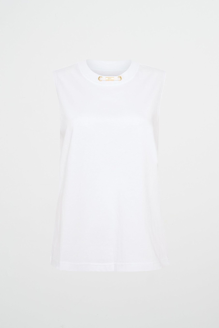 Tops Aje ATHLETICA | Long Line Tank 101 White