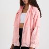 Outerwear Aje ATHLETICA | Convertible Spray Jacket 716 Millenial Pink