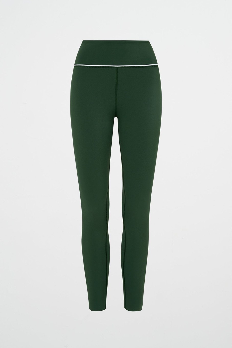 Bottoms Aje ATHLETICA | 7/8 Piped Leggings 203 Pine Green White