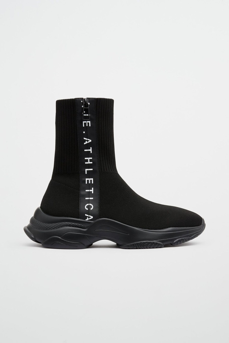 Accessories Aje ATHLETICA | Rib Knit Sock Sneaker 914 Black/White