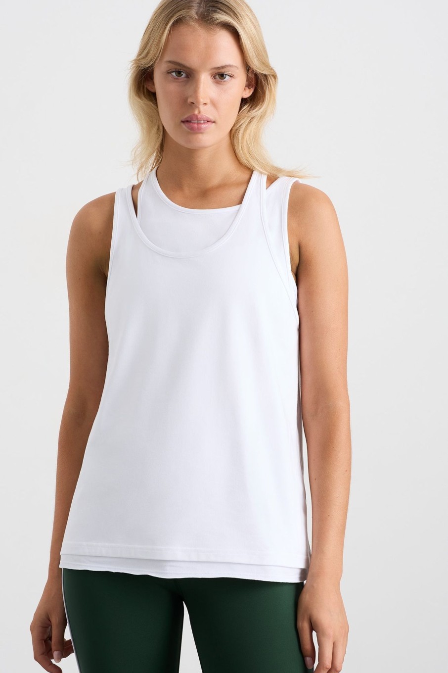 Tops Aje ATHLETICA | Layered Tank 156 White