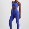 Bottoms Aje ATHLETICA | Notch Logo 7/8 Legging 240 Marine Blue Latte Beige