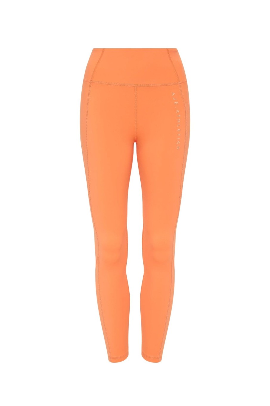 Bottoms Aje ATHLETICA | High Rise 7/8 Logo Legging 203 Tangerine Orange-Sand