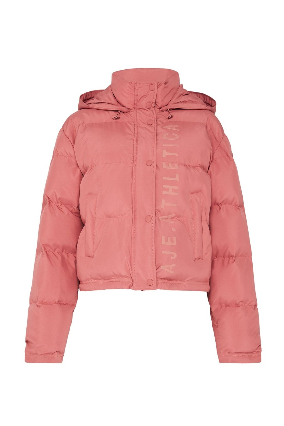 Outerwear Aje ATHLETICA | Cropped Puffer Jacket 001 Dusty Rose