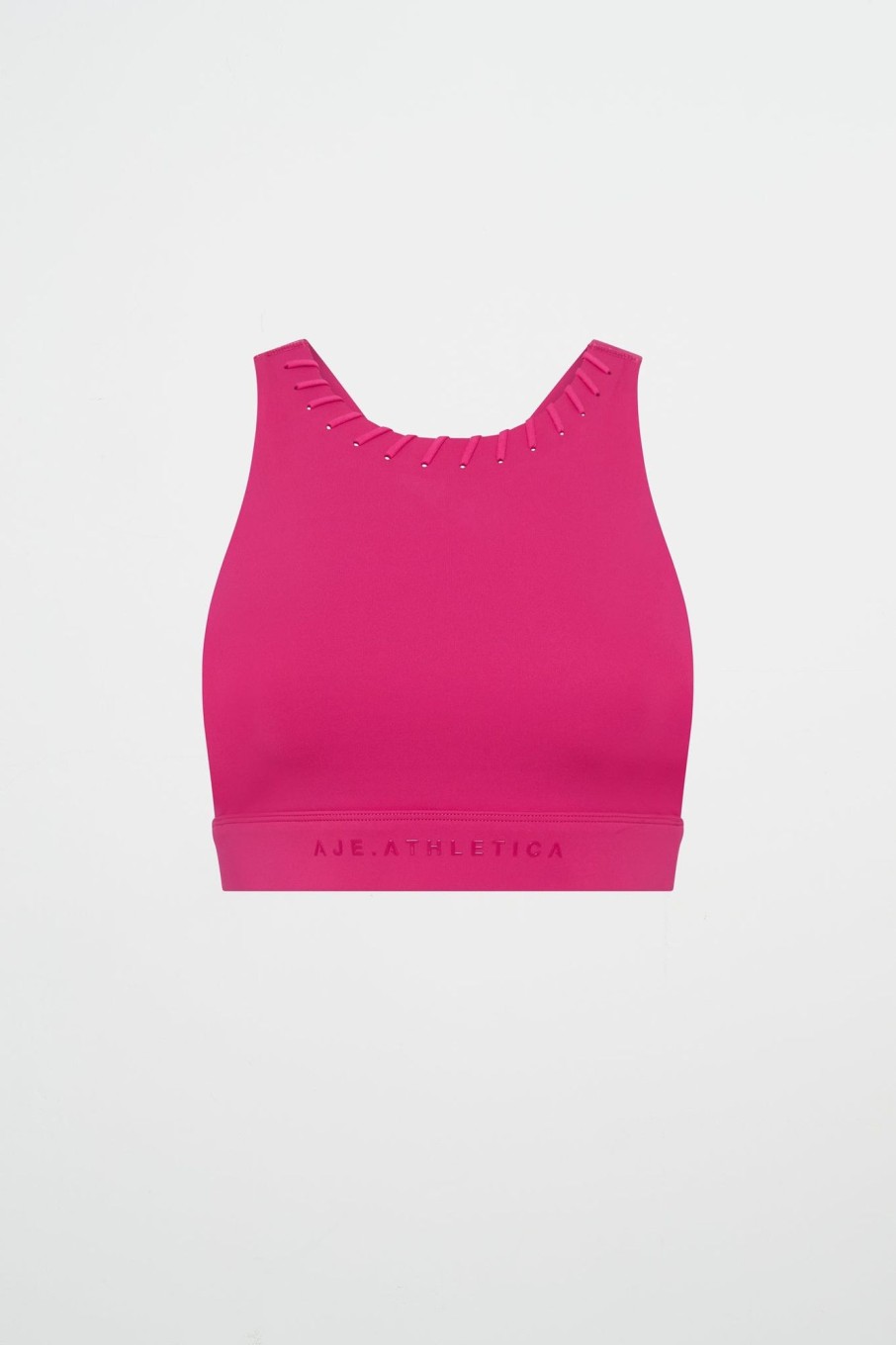 Tops Aje ATHLETICA | Whipstitch Crop Top 326 Berry