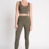 Bottoms Aje ATHLETICA | High Rise Full Length Legging 216 Forest Green