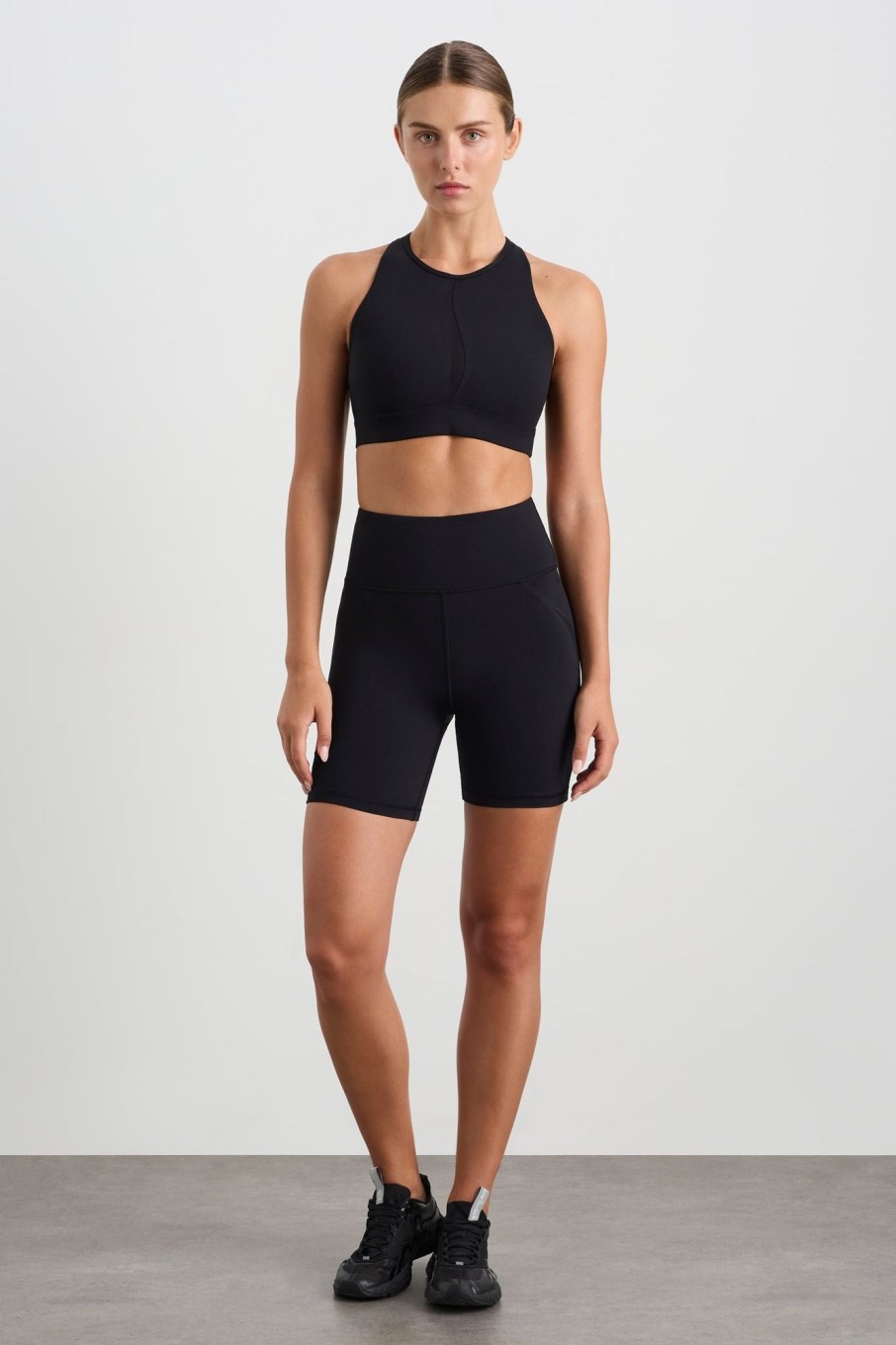 Bottoms Aje ATHLETICA | Spliced Mesh Bike Shorts 636 Black