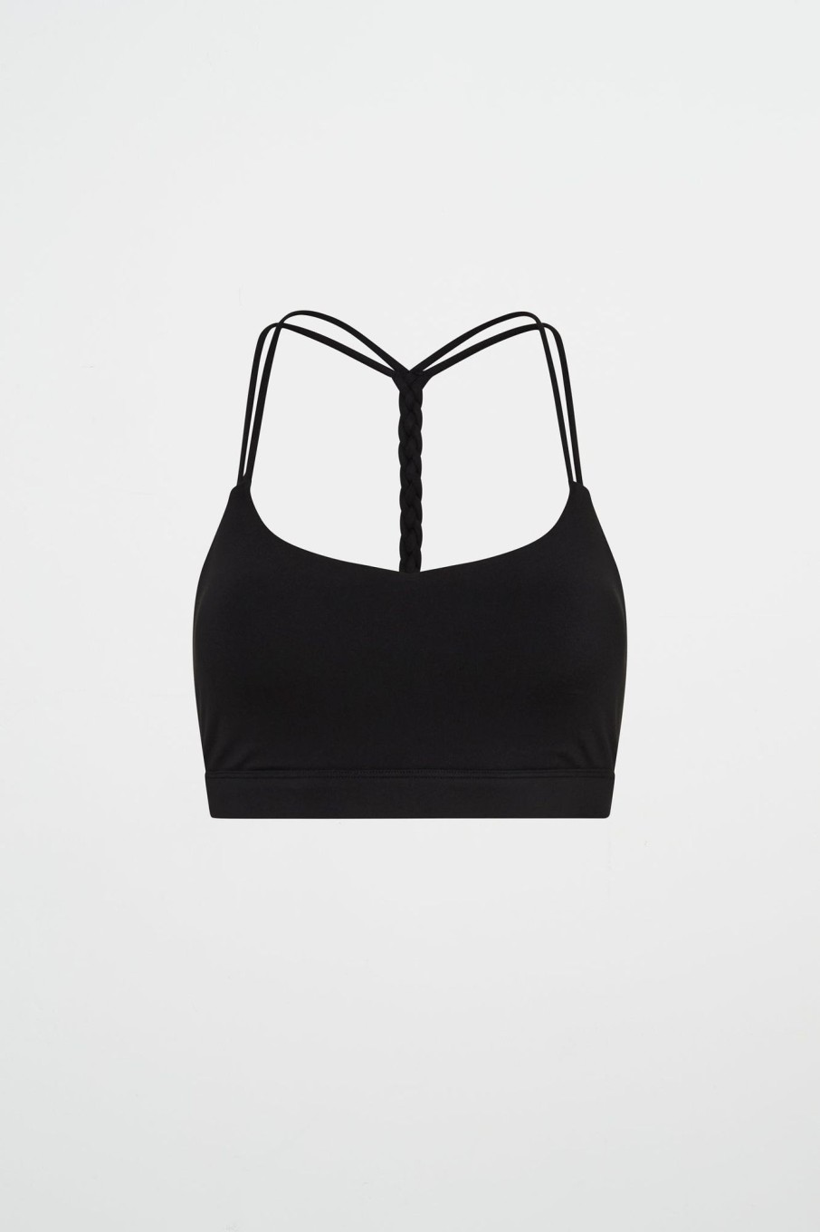 Tops Aje ATHLETICA | Braided Strappy Sports Bra 334 Black/White