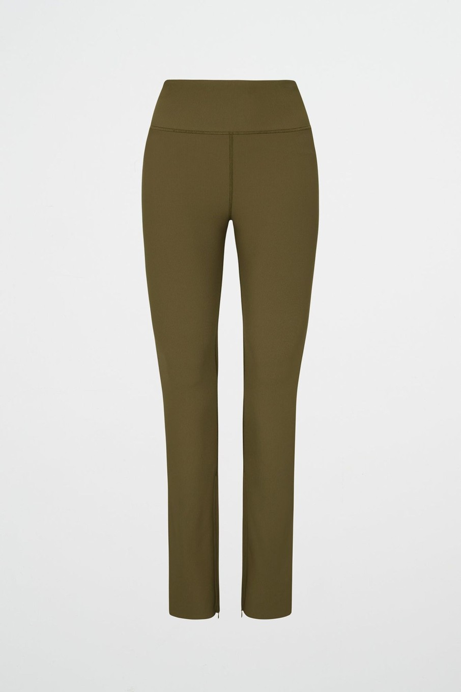 Bottoms Aje ATHLETICA | Zip Hem Full Length Legging 205 Deep Khaki