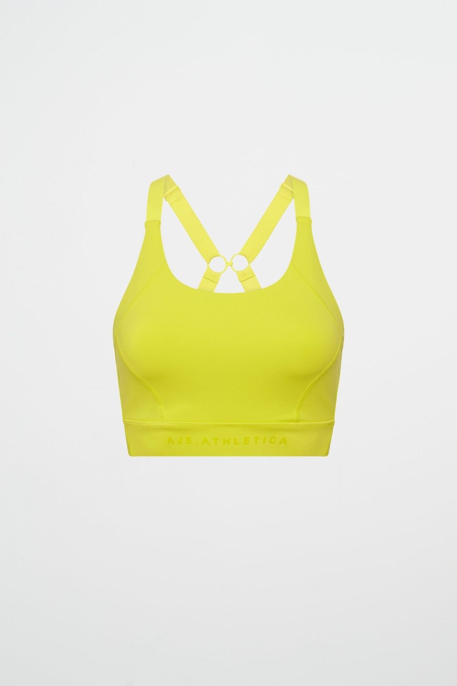 Tops Aje ATHLETICA | Adjustable Strap Sports Bra 321 Citrus Yellow