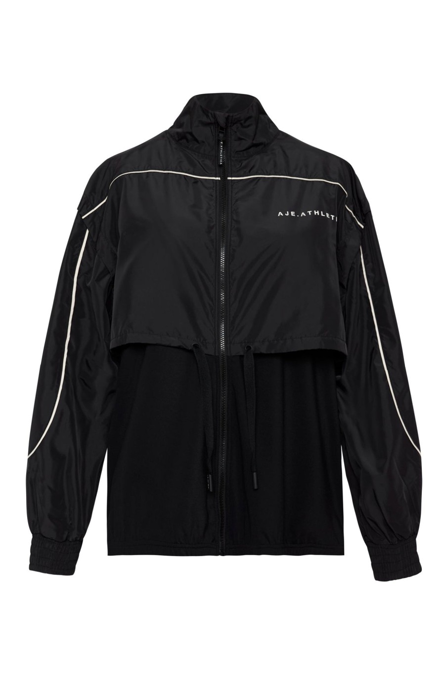 Outerwear Aje ATHLETICA | Essential Windbreaker Jacket 718 Black/Light Ivory