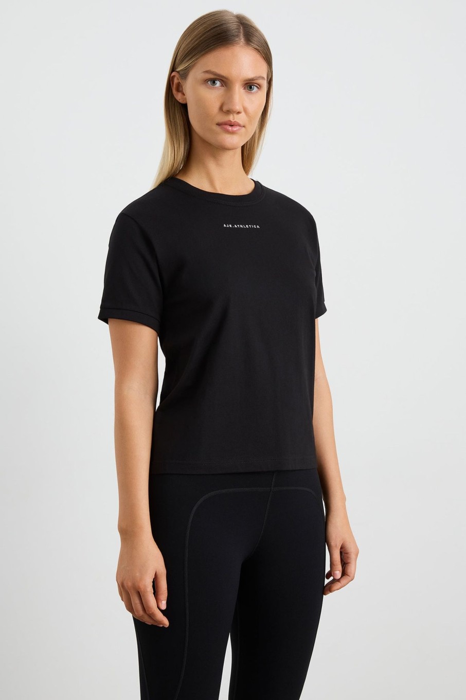 Tops Aje ATHLETICA | Fitted Logo T-Shirt 102 Black