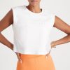 Tops Aje ATHLETICA | Ottoman Crop Tank 106 White