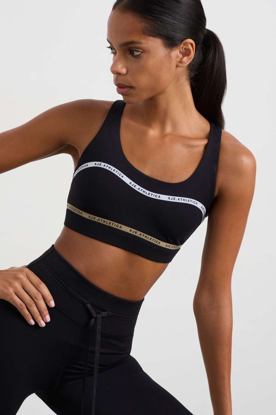 Tops Aje ATHLETICA | Sweetheart Taped Bra 367 Black/Multi