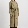 Outerwear Aje ATHLETICA | Longline Belted Trench 703 Soft Khaki/Black