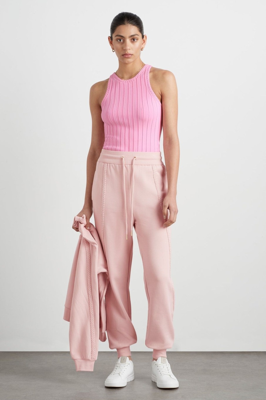 Bottoms Aje ATHLETICA | Braided Trackpants 508 Blush