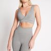 Tops Aje ATHLETICA | Crossover Sports Bra 317 Grey Marle